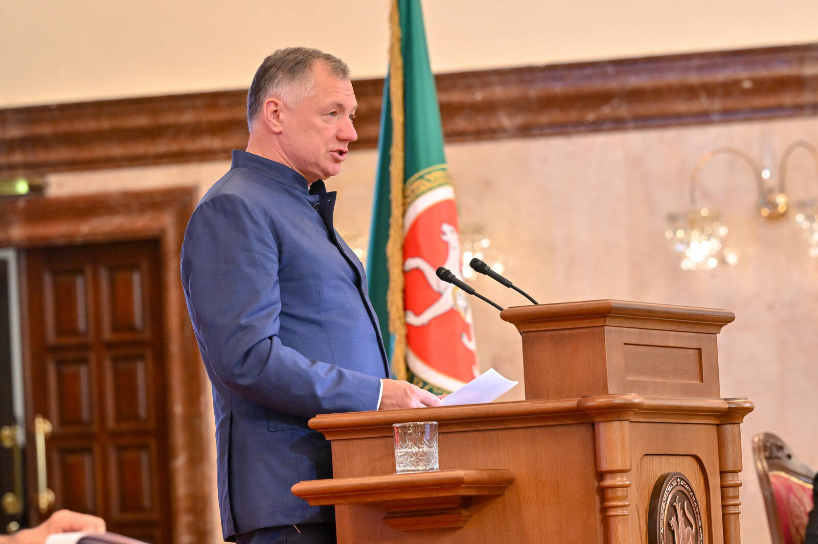 Марат Хуснуллин поздравил Рустама Минниханова со вступлением в должность Раиса Татарстана и поблагодарил за организацию KAZANFORUM